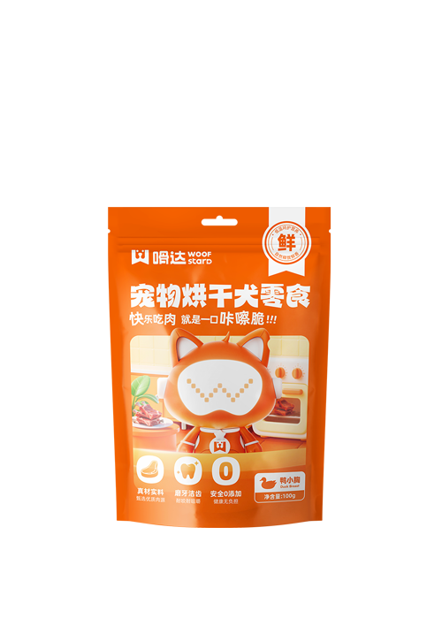 嗗达宠物烘干犬零食-鸭小胸