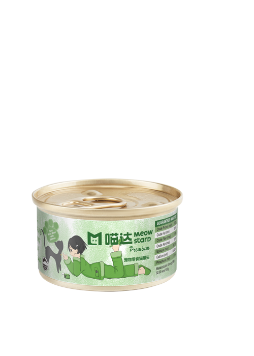 Premium系列高汤猫罐头-吞拿鱼白肉三文鱼配方
