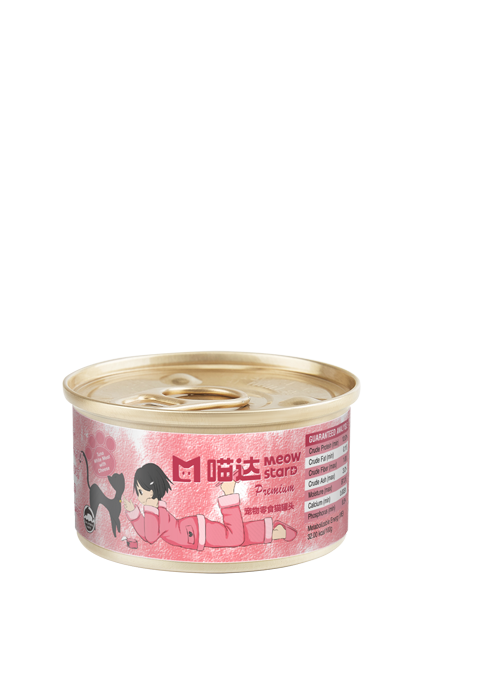 Premium系列高汤猫罐头-吞拿鱼白肉芝士配方