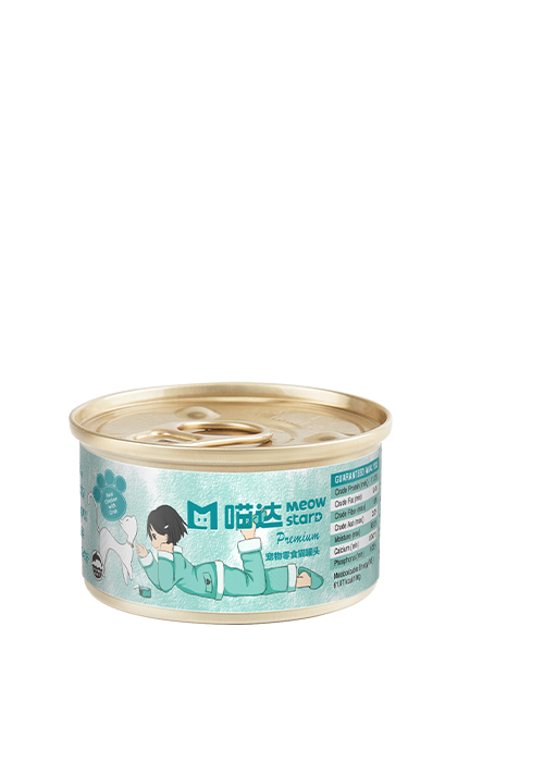 Premium系列高汤猫罐头-新鲜鸡肉蟹肉配方